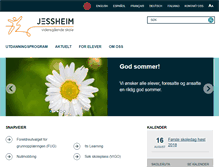 Tablet Screenshot of jessheim.vgs.no